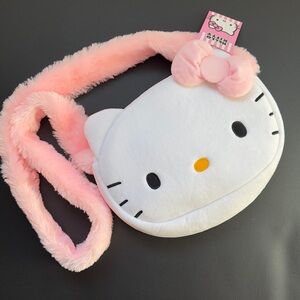 Hello Kitty Plush Crossbody Bag